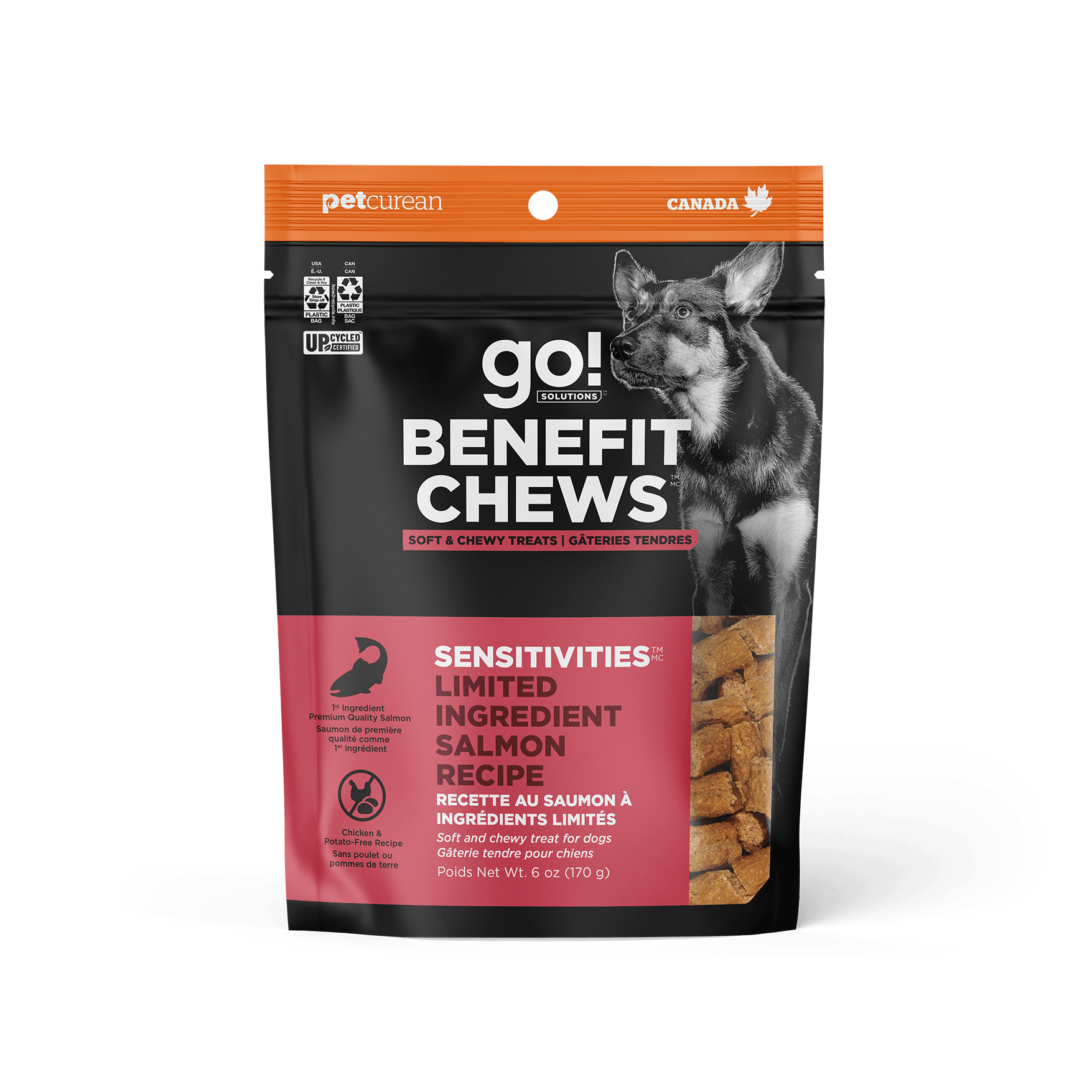 Go Benefit Chews Sensitivities Limited Ingredient Soft and Chewy Trea PetMax