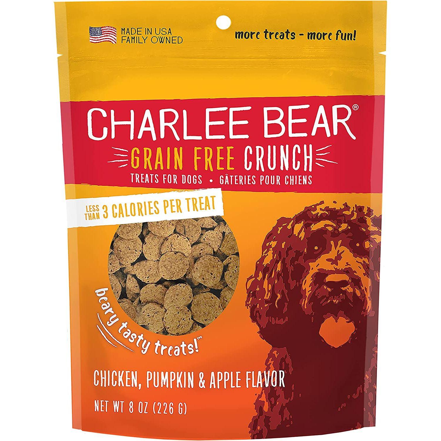 Charlee Bear Crunch Grain Free Chicken Pumpkin Apple 8oz