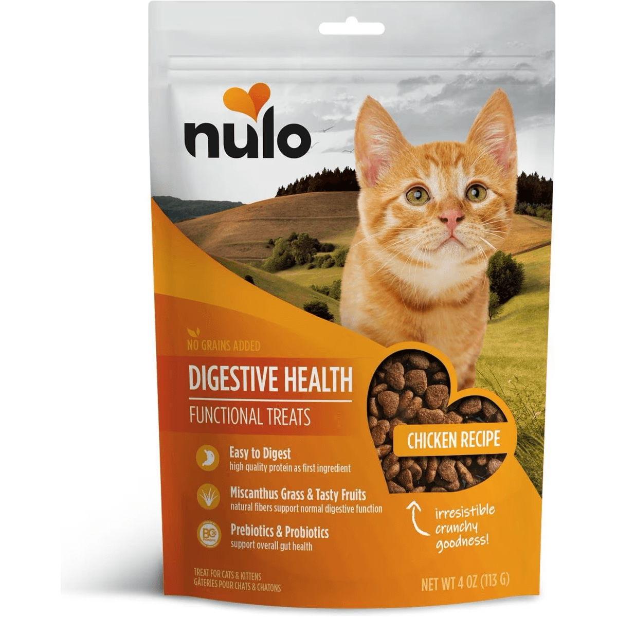 Nulo Digestive Health Chicken Recipe Functional Cat Treats 4oz