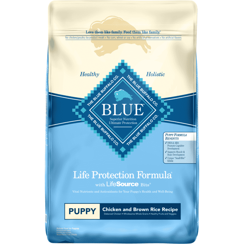 Puppy Chicken And Brown Rice Dry Dog Food Blue Buffalo