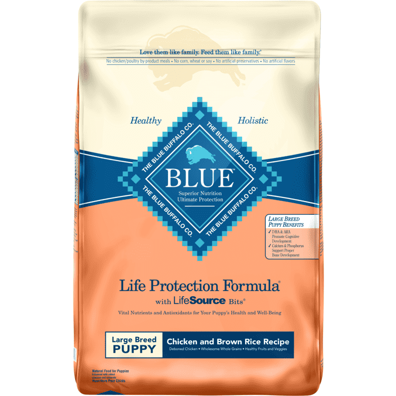 Blue Buffalo Life Protection Puppy Food Large Breed Chicken Rice PetMax