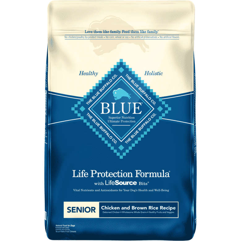 Blue Buffalo Life Protection Formula Senior Dry Dog Food chicken brown rice