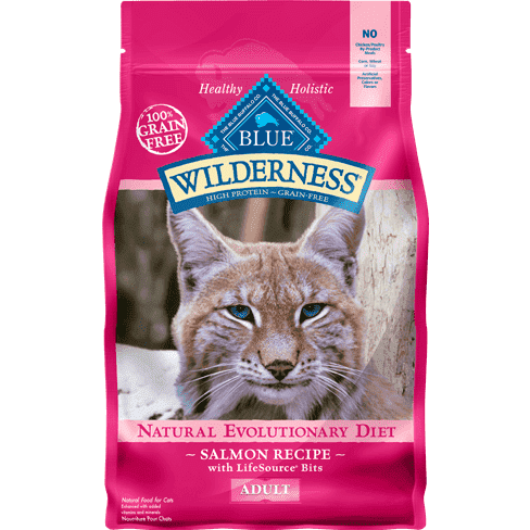 Blue Buffalo Wilderness Adult Dry Cat Food Grain Free Salmon