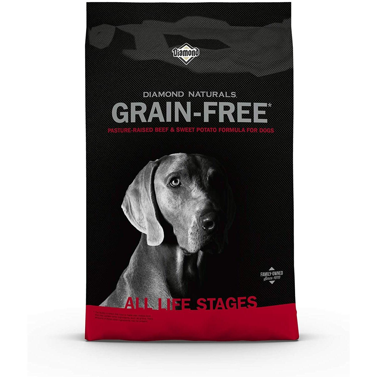 Diamond Naturals Grain Free Beef Potato Dry Dog Food PetMax