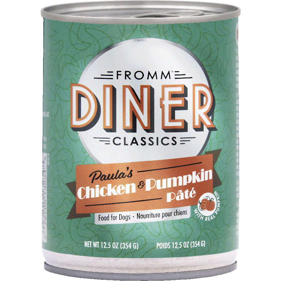 Fromm Diner Paula s Chicken Pumpkin Canned Dog Food PetMax