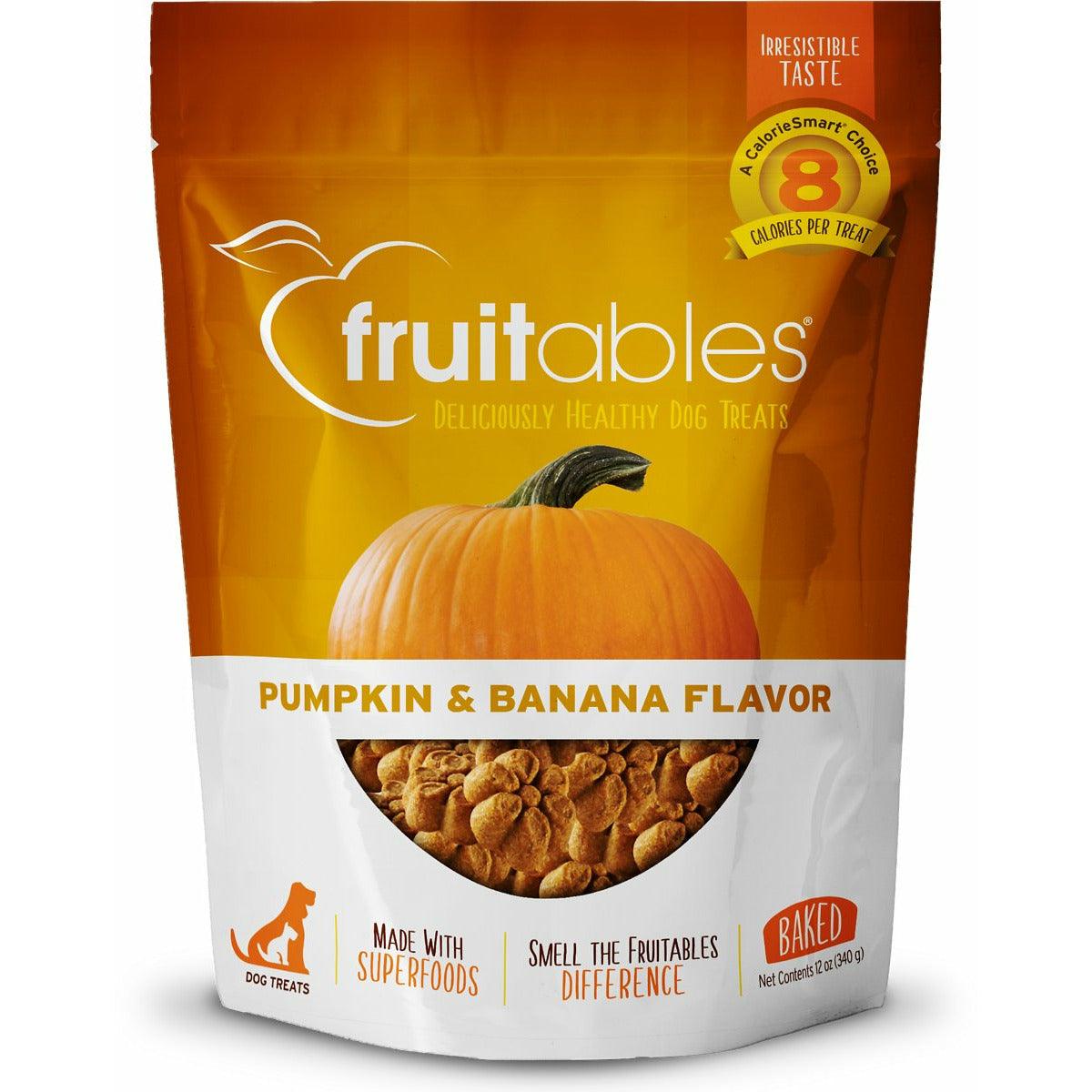 Fruitables Dog Treats Pumpkin Banana PetMax