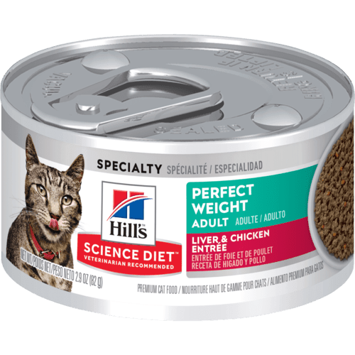 Hill s Science Diet Adult Perfect Weight Wet Cat Food Liver