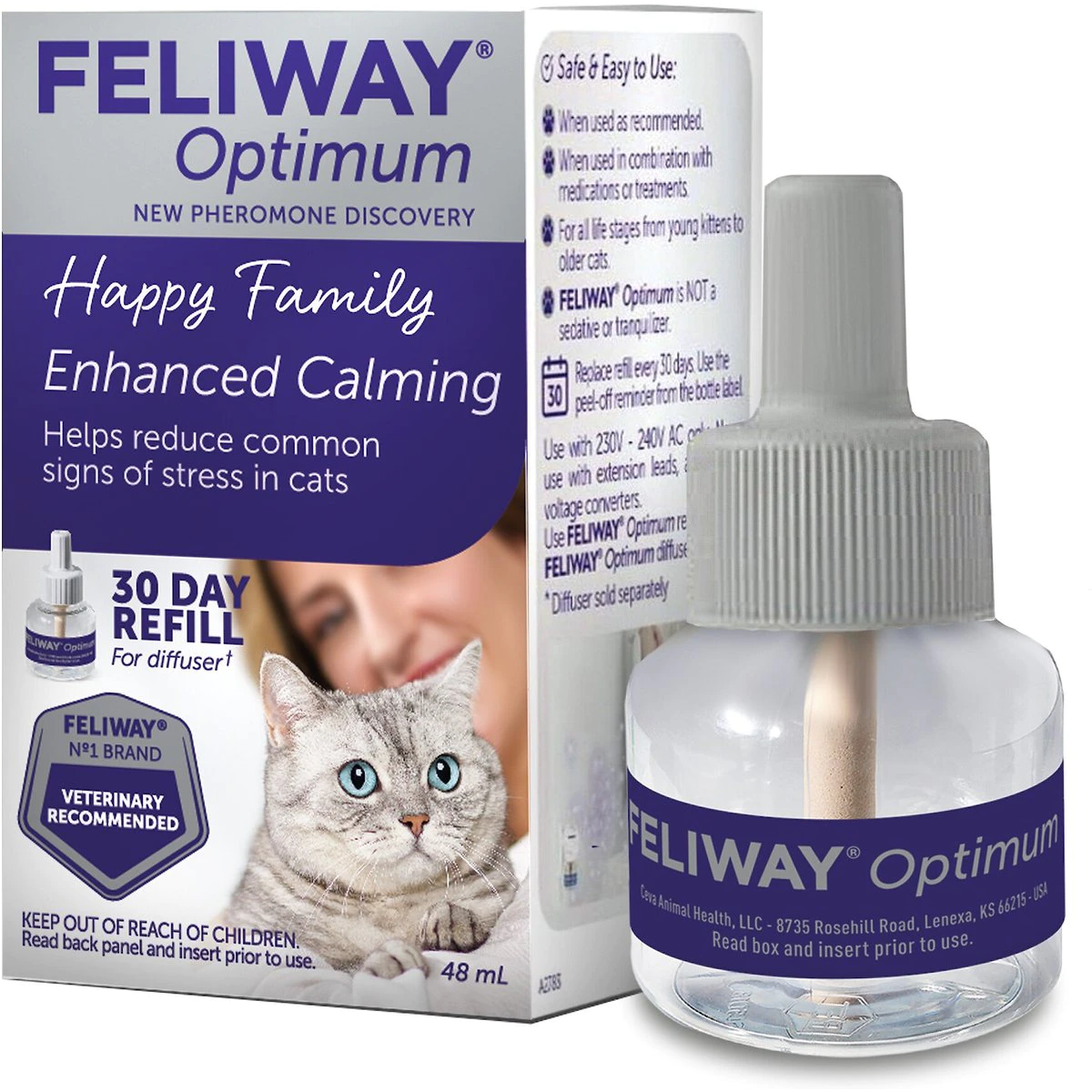 FELIWAY Classic 30 Day Diffuser Refill for Cats