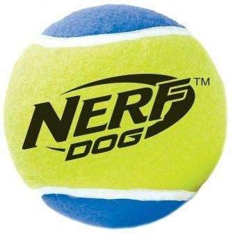 Dog squeaky tennis ball best sale