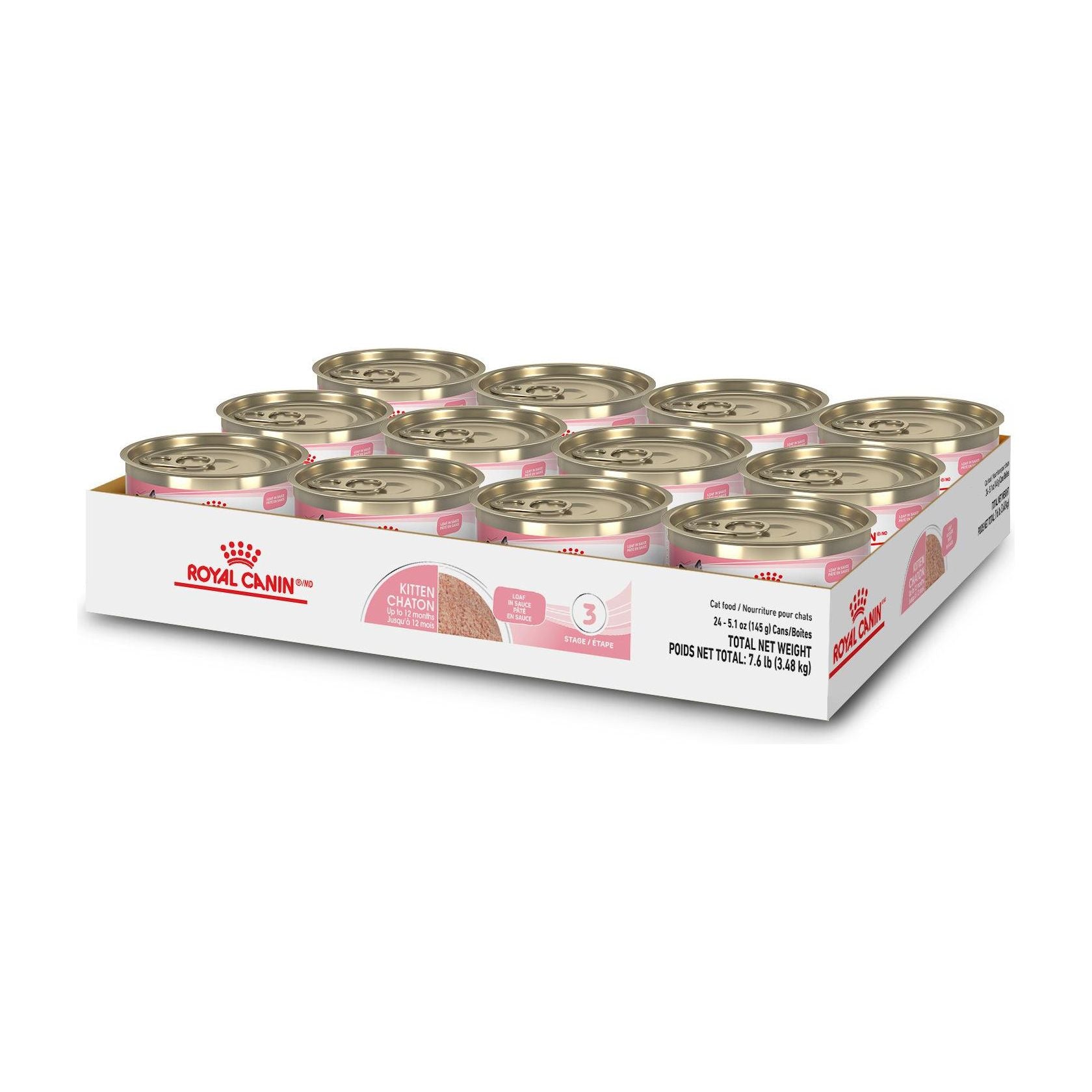 Royal Canin Canned Kitten Food Instinctive Loaf In Sauce - 145g / 24 Pack - Canned Cat Food - Royal Canin - PetMax Canada