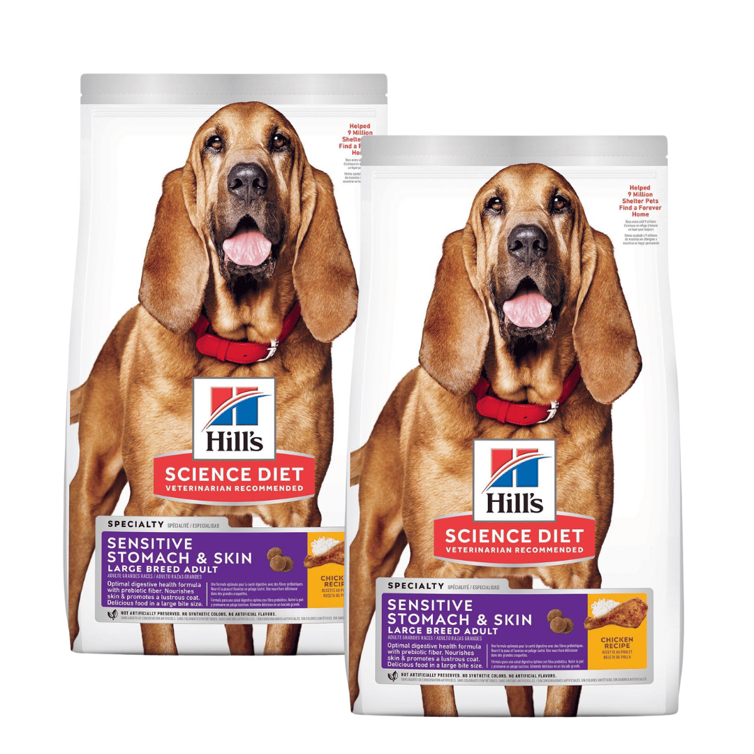 Hill's Science Diet Adult Sensitive Stomach & Skin Large Breed Dry Dog Food, Chicken Recipe