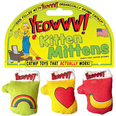 Yeowww Kitten Mittens 3pk