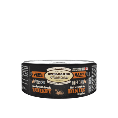 Oven Baked Cat Can Grain Free Turkey Pate