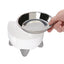 Catit Pixi Fountain White Combo with Feeding Dish & 3 Filters