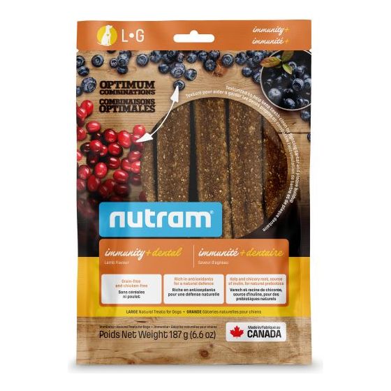 Nutram Optimum Immunity & Dental Treats Lamb