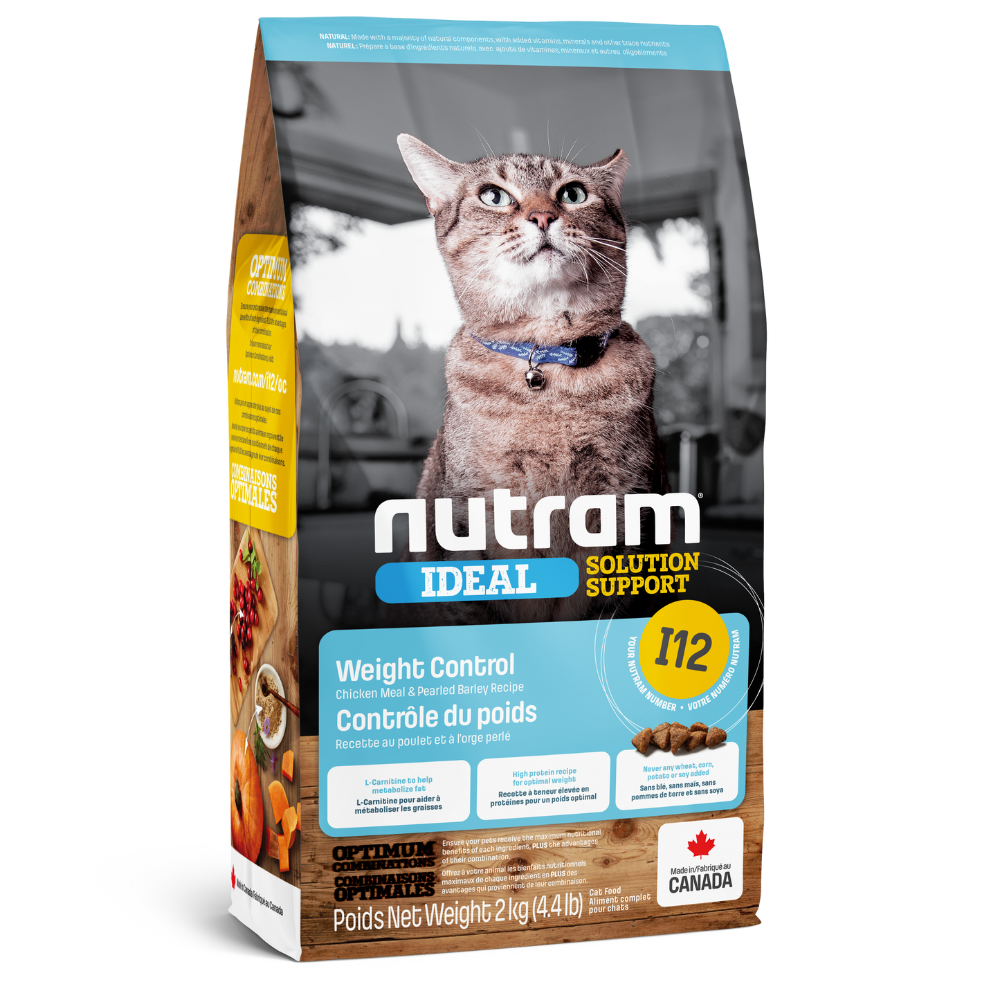 Nutram Cat Ideal Solutions I12 Weight Control Chicken & Barley