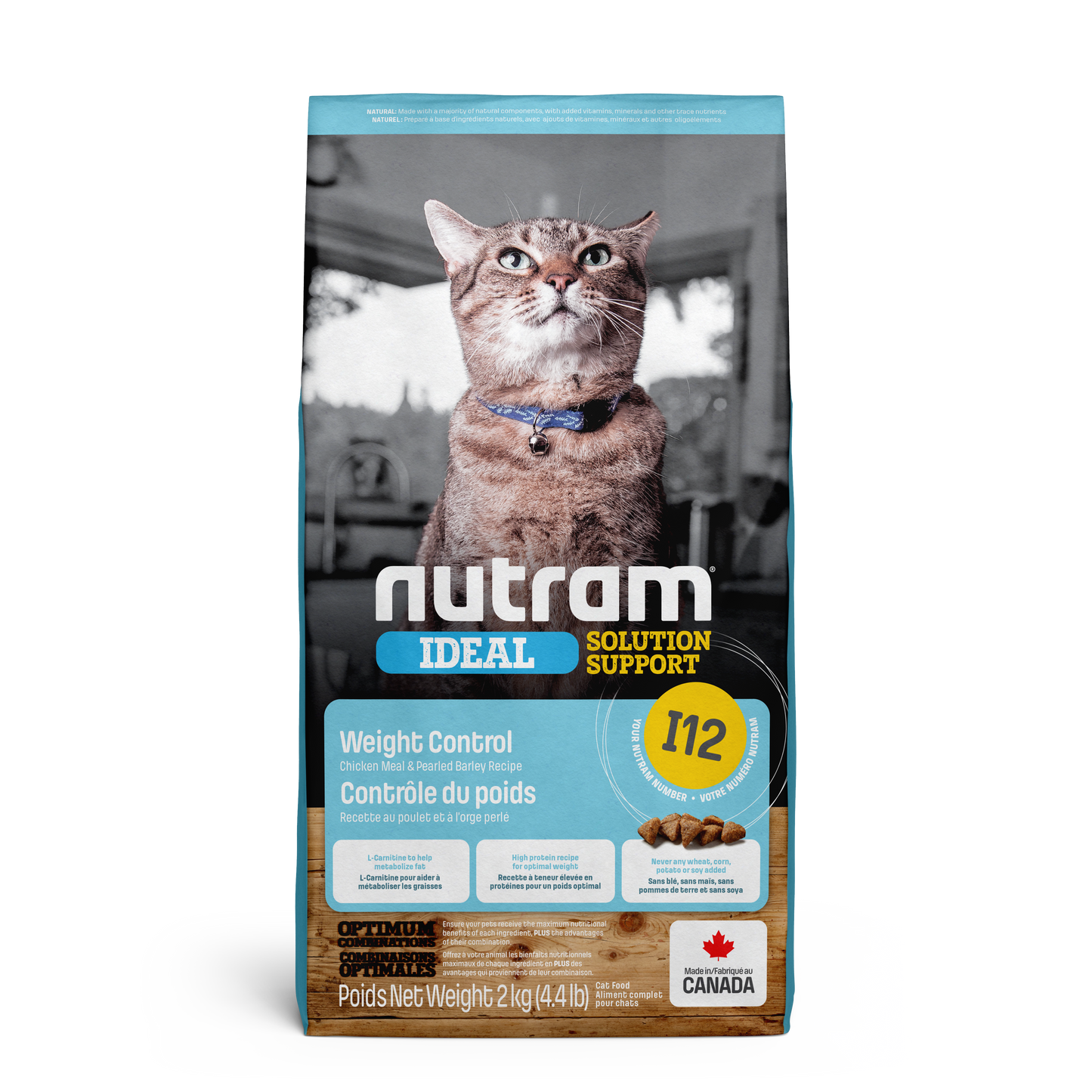 Nutram Cat Ideal Solutions I12 Weight Control Chicken & Barley