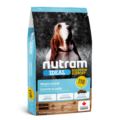 Nutram Ideal Solution Support Weight Control I18 Chicken Meal & Peas