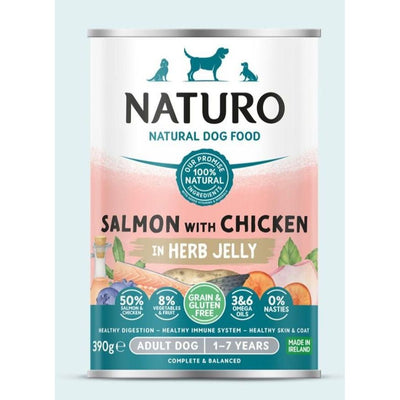 Naturo Canine Adult Can Salmon With Chicken & Vegetables