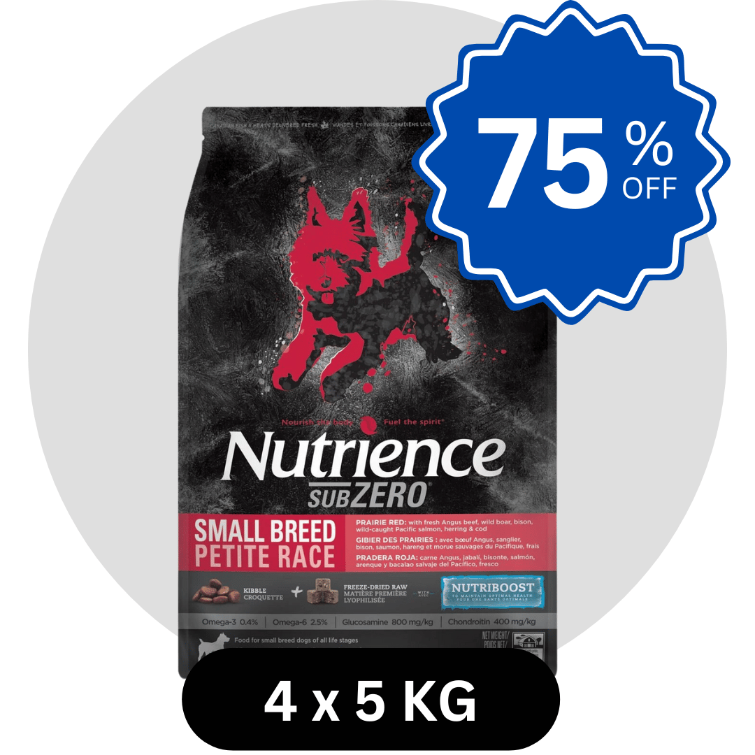 Up To 75% OFF: Nutrience Grain Free Dog Food SubZero Small Breed Prairie Red 5 Kg