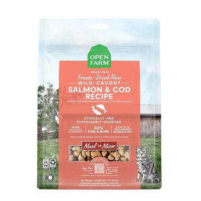 Open Farm Cat Freeze Dried Raw Salmon & Cod