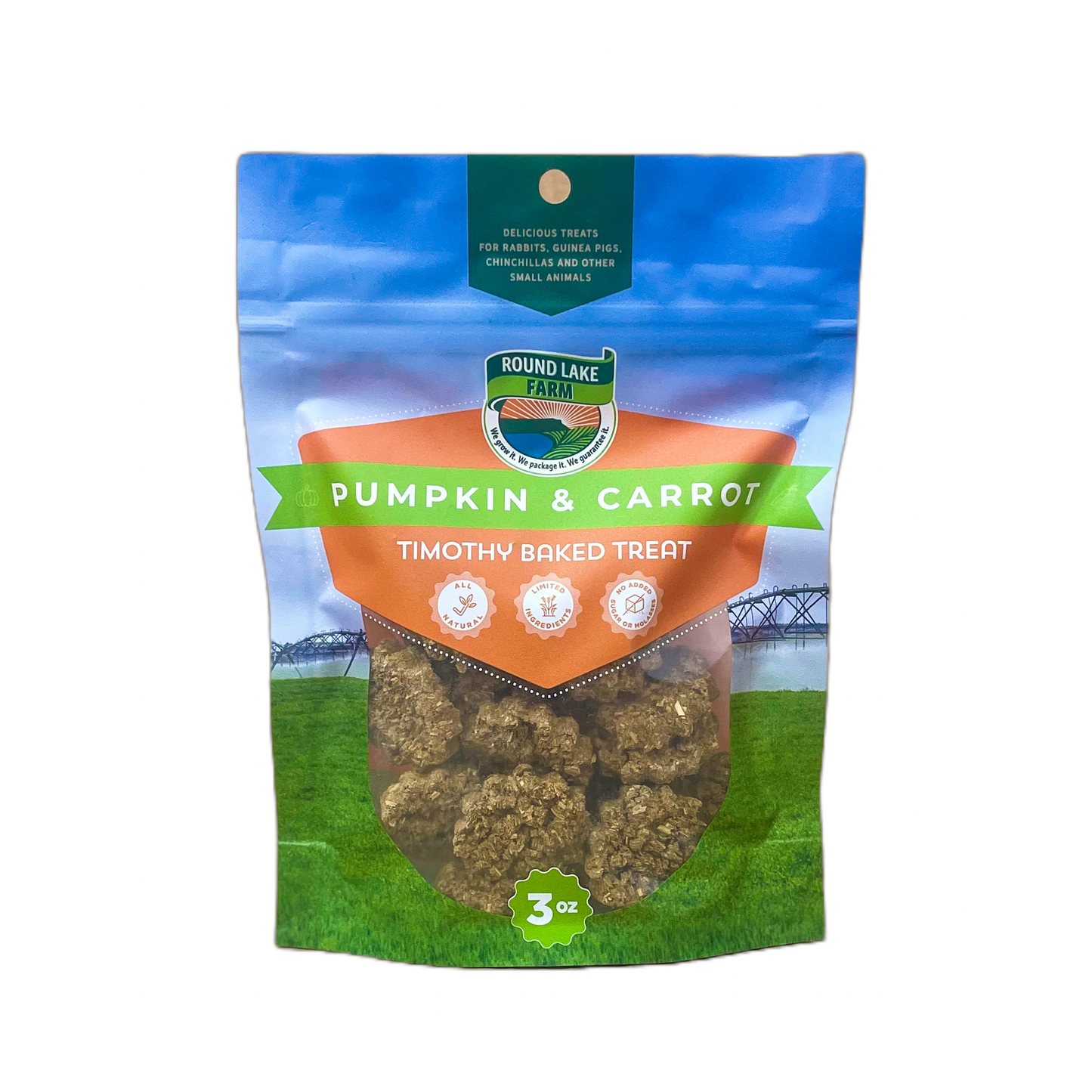 Round Lake Farm Timothy Carrot & Pumpkin Treats