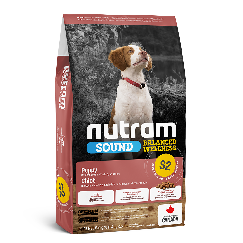 Nutram Dog Sound S2 Puppy Chicken & Whole Eggs