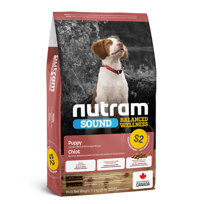 Nutram Dog Sound S2 Puppy Chicken & Whole Eggs