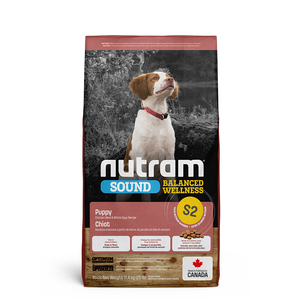 Nutram Dog Sound S2 Puppy Chicken & Whole Eggs