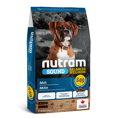 Nutram Dog Sound Adult S49 Salmon, Trout & Barley