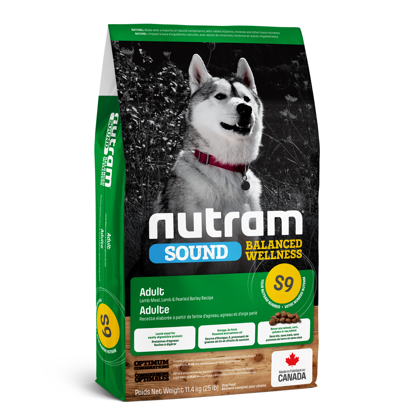 Nutram Dog Sound S9 Adult Lamb & Barley