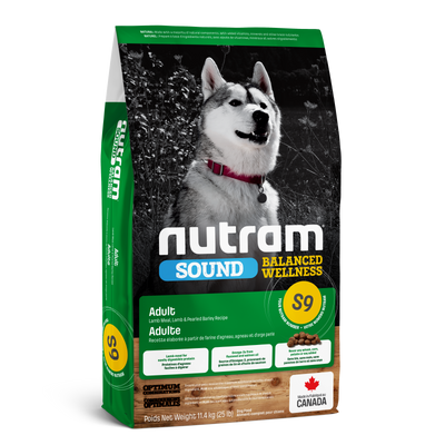 Nutram Dog Sound S9 Adult Lamb & Barley