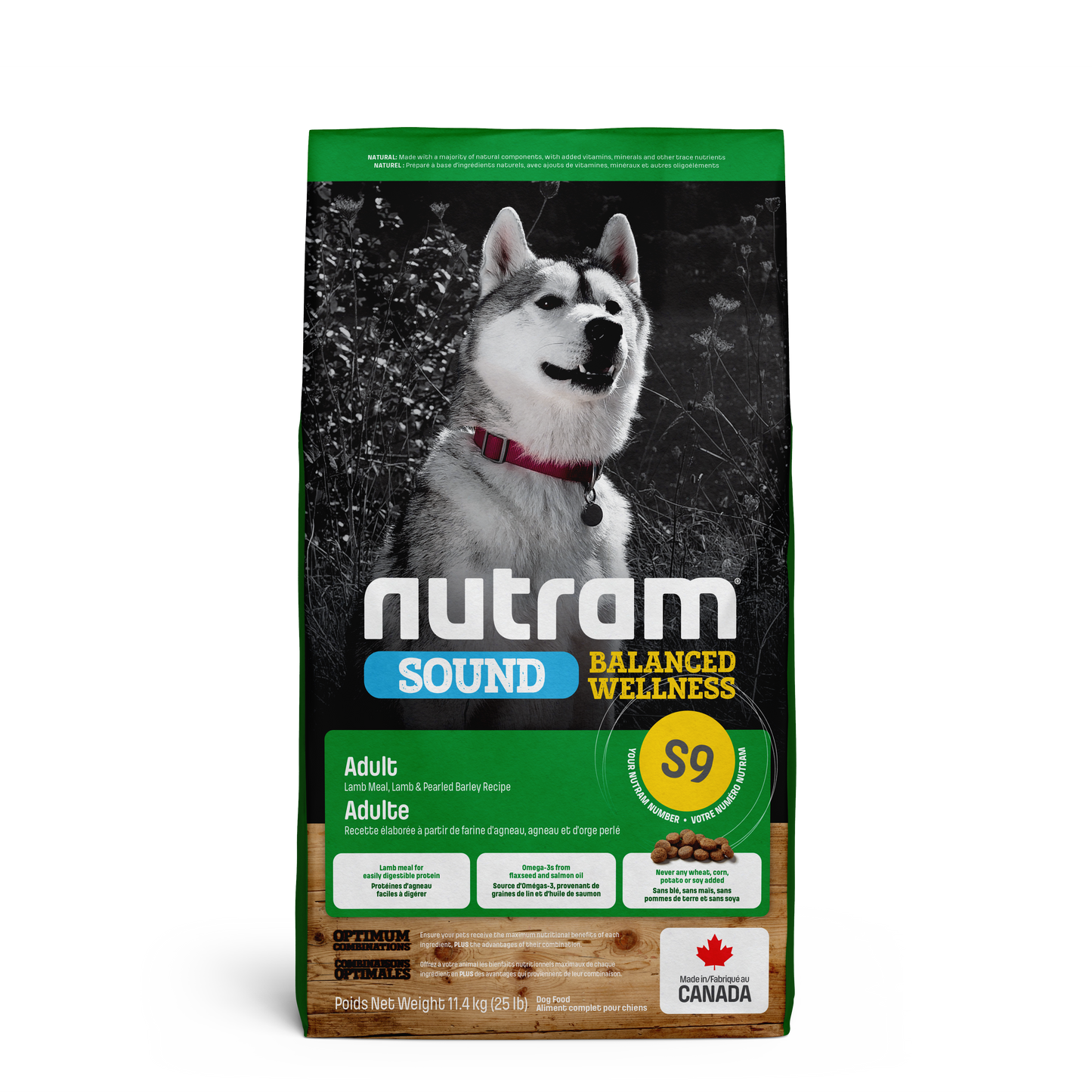 Nutram Dog Sound S9 Adult Lamb & Barley