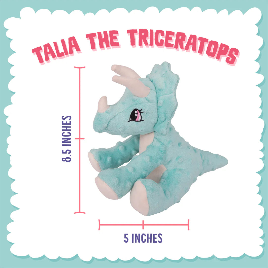 Snugarooz Talia The Triceratops