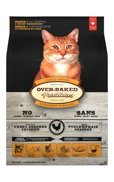 Oven Baked Tradition Cat Senior & Weight Management Chicken