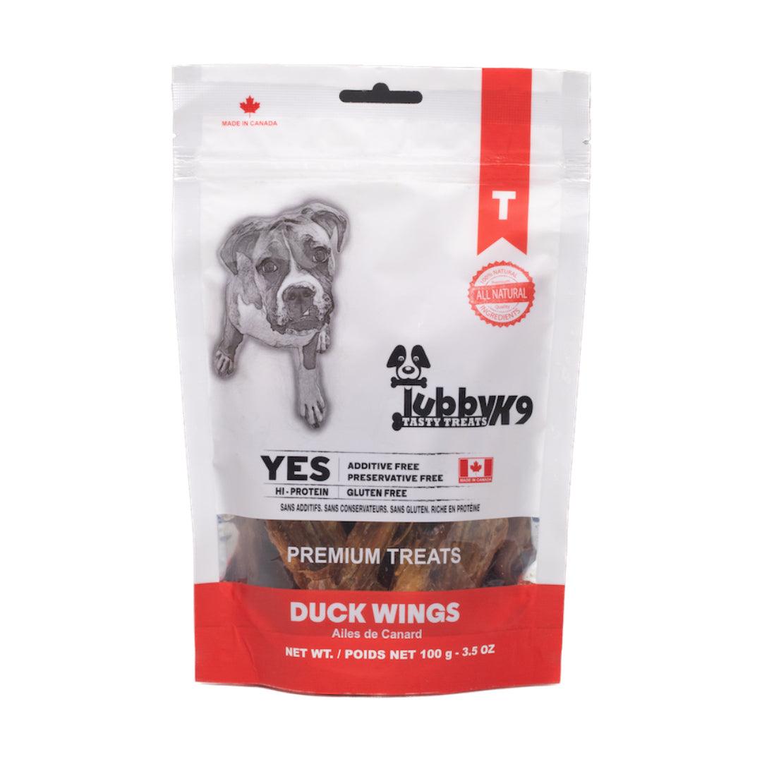 Tubby K9 Tasty Dog Treats Duck Wings - 100g - Dog Treats - Tubby K9 - PetMax Canada