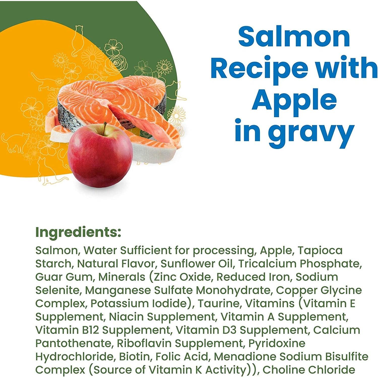 Almo Nature Complete Salmon With Apple - 70g - Canned Cat Food - Almo Nature - PetMax Canada