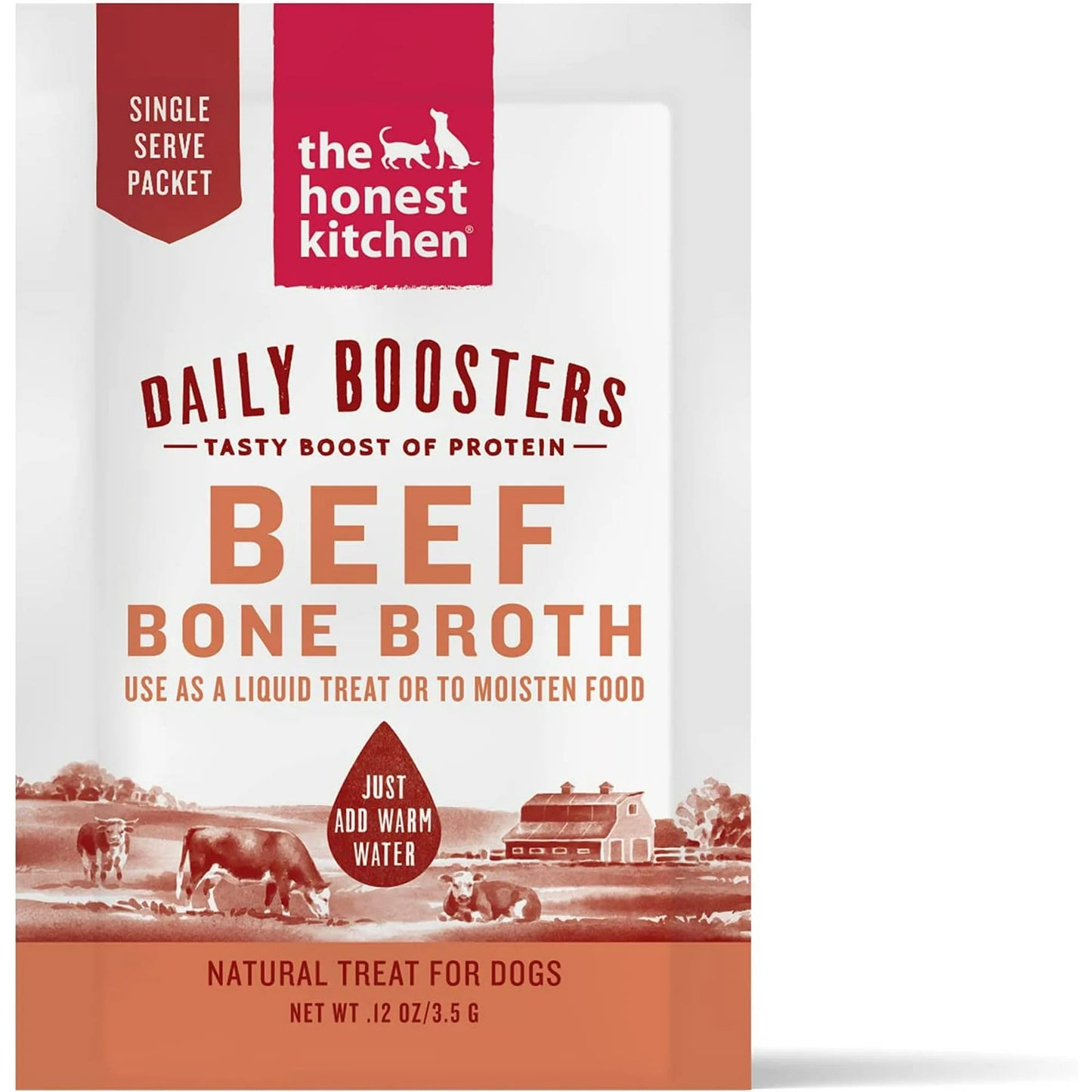 The Honest Kitchen Beef Bone Broth With Tumeric Pouch