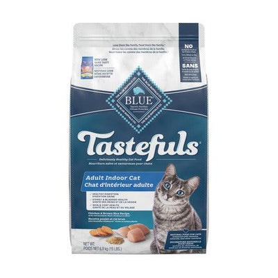 Blue Buffalo Tastefuls Chicken Indoor Natural Adult Dry Cat Food - 3.18 Kg - Cat Food - Blue Buffalo - PetMax Canada