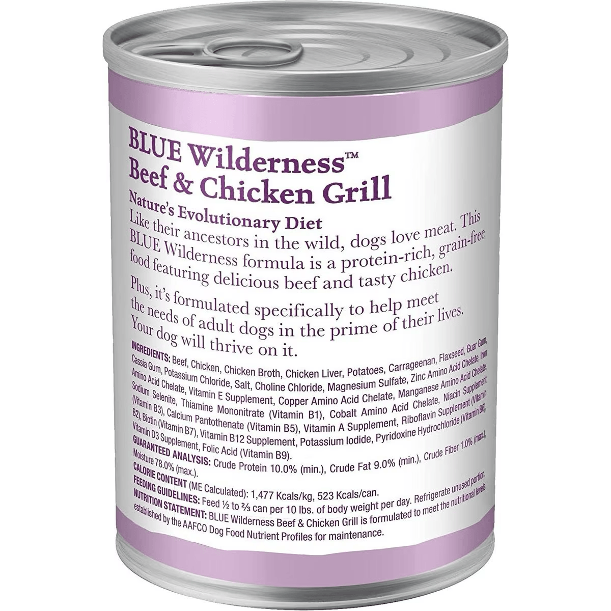 Blue wilderness senior canned dog food best sale