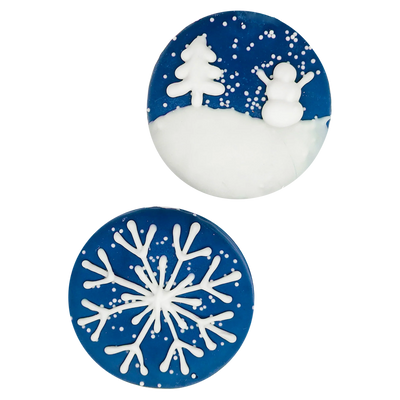 Bosco & Roxy's Winter Wonderland Round Cookie