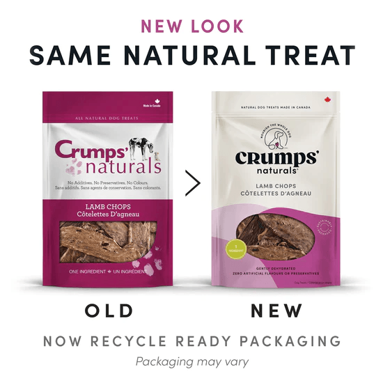 Crumps Naturals Lamb Chops - 120g - Dog Treats - Crump's Naturals - PetMax Canada