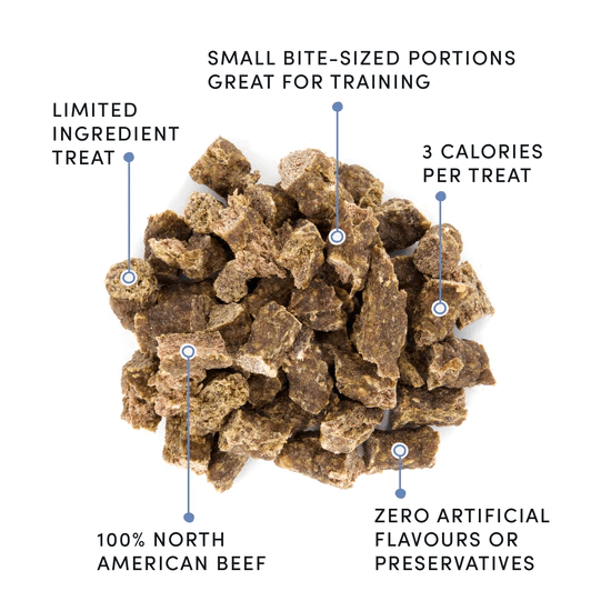 Crumps Naturals Semi Moist Beef Mini Trainers - 120g - Dog Treats - Crump's Naturals - PetMax Canada