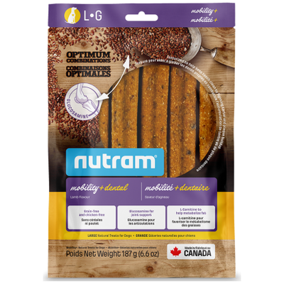 Nutram Optimum Mobility & Dental Treats Lamb