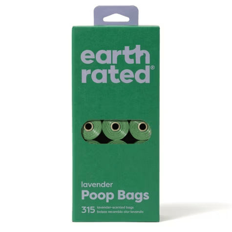 Earth Rated Eco-Friendly Lavender Scented Poop Bags - Bulk Pack (315 bags) - Waste Management - Earth Rated - PetMax Canada