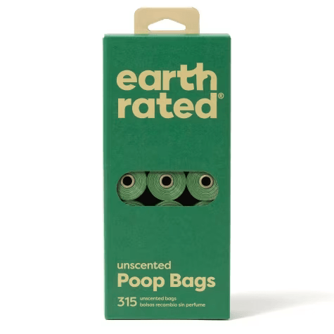 Earth Rated Eco-Friendly Unscented Poop Bags - Bulk Pack (315 bags) - Waste Management - Earth Rated - PetMax Canada