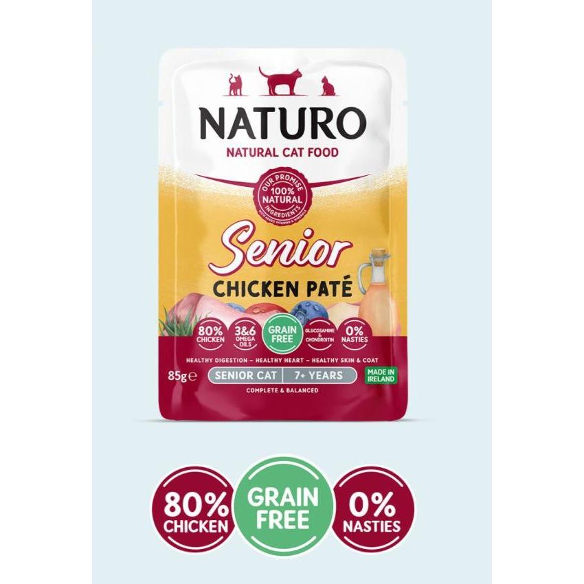 Naturo Cat Senior Pouch Chicken Pate