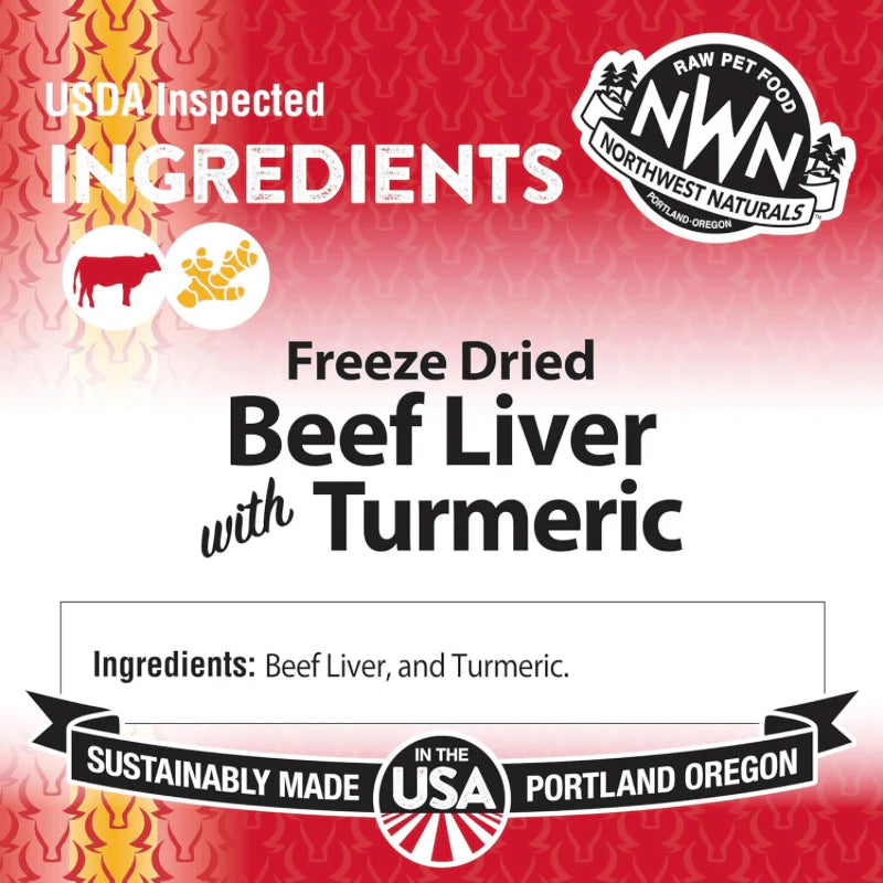 Northwest Naturals Functional Beef Liver & Tumeric