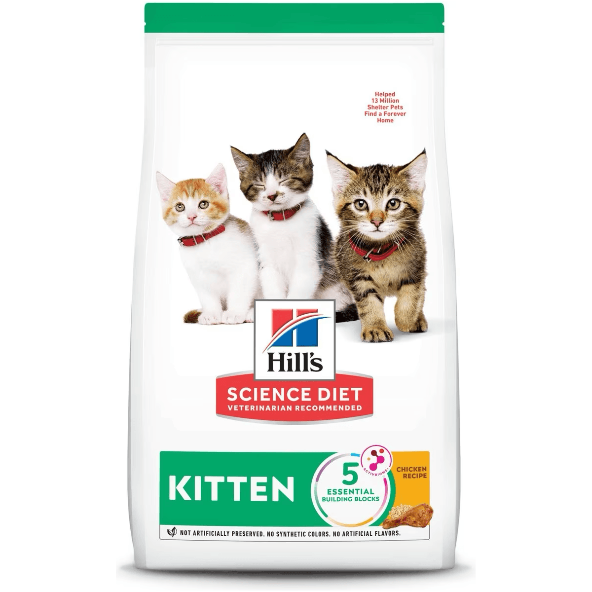 Hill's Science Diet Dry Cat Food, Kitten, Chicken Recipe - 1.59 Kg - Cat Food - Hill's Science Diet - PetMax Canada