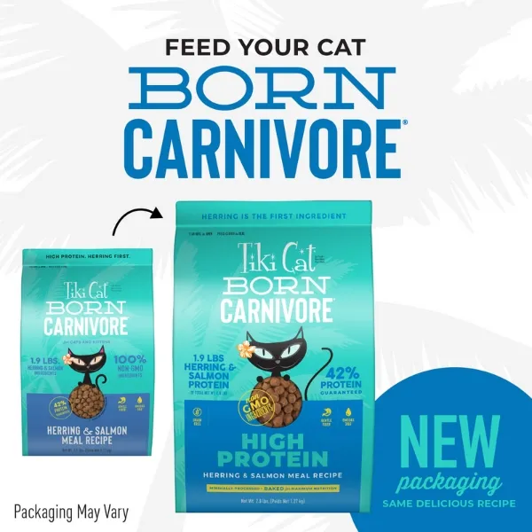 Tiki Cat Born Carnivore High Protein Herring & Salmon